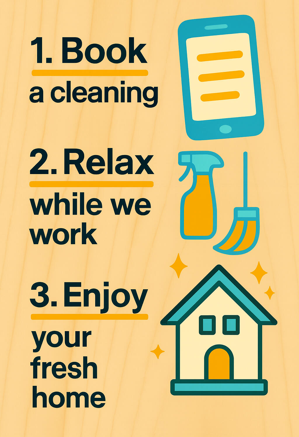How it Works - Image Hooray! Housekeeping - How it Works